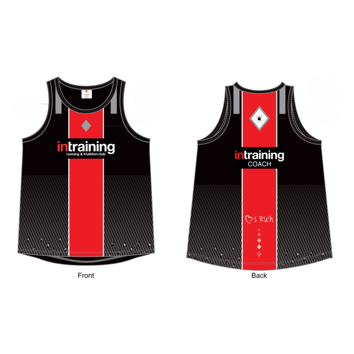 Mens Coach Running Singlet